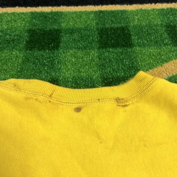 Supreme Box Logo Crewneck Mustard FW18 - Size Medium - Picture 7 of 7